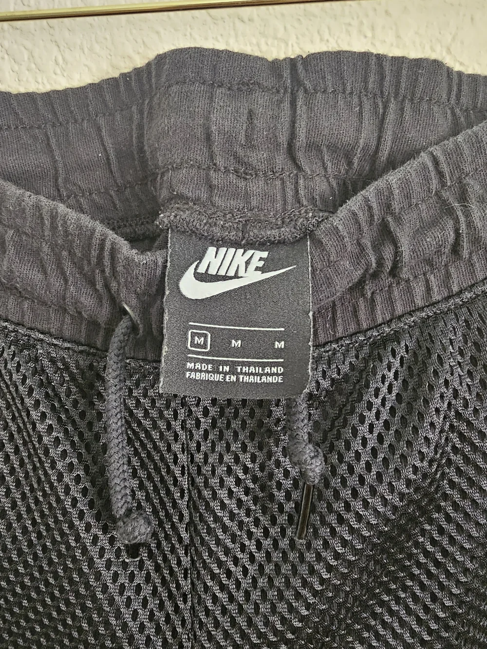 Nike Black Mesh Athletic Shorts with Built-In Liner